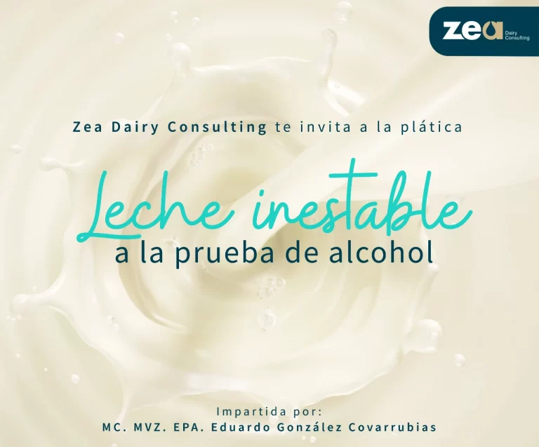 Leche inestable a la prueba del alcohol